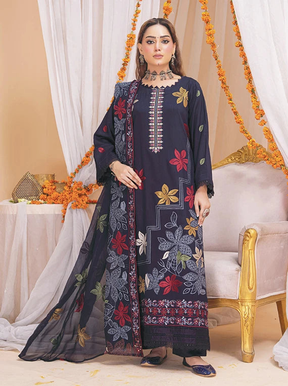 Alif Embroidered Fancy Viscose Collection 2026 Vol-507 (D-03)