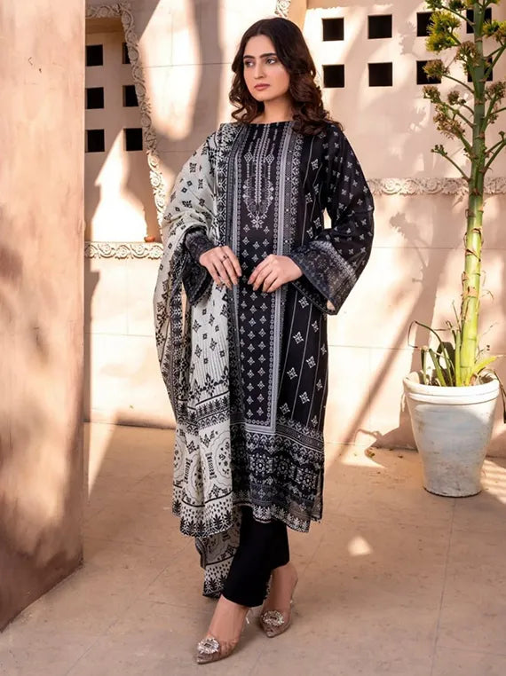 Alishba Classic Lawn Collection 2025 by Ravi Cloth (D-08)