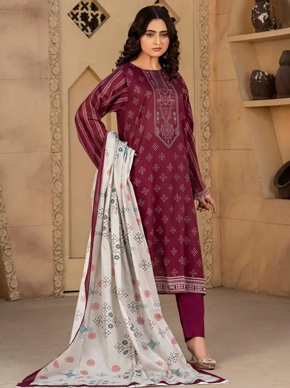 Alishba Classic Lawn Collection 2025 by Ravi Cloth (D-10)