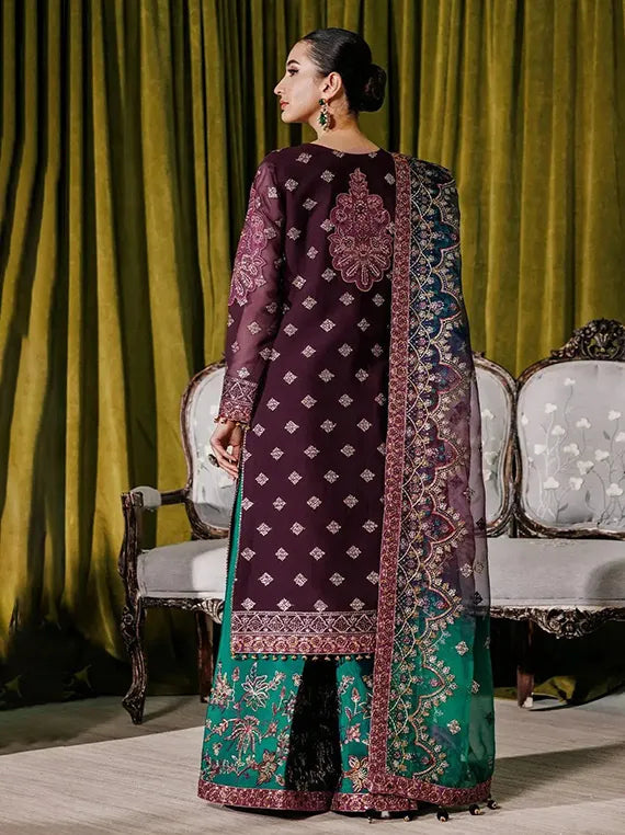 Alizeh Eternal Charm Luxe Collection 2025 (2173-Nagar B Magenta)