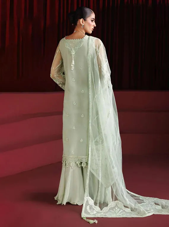 Alizeh Exclusive Embroidered Net Collection 2025 (4058-MUSE)
