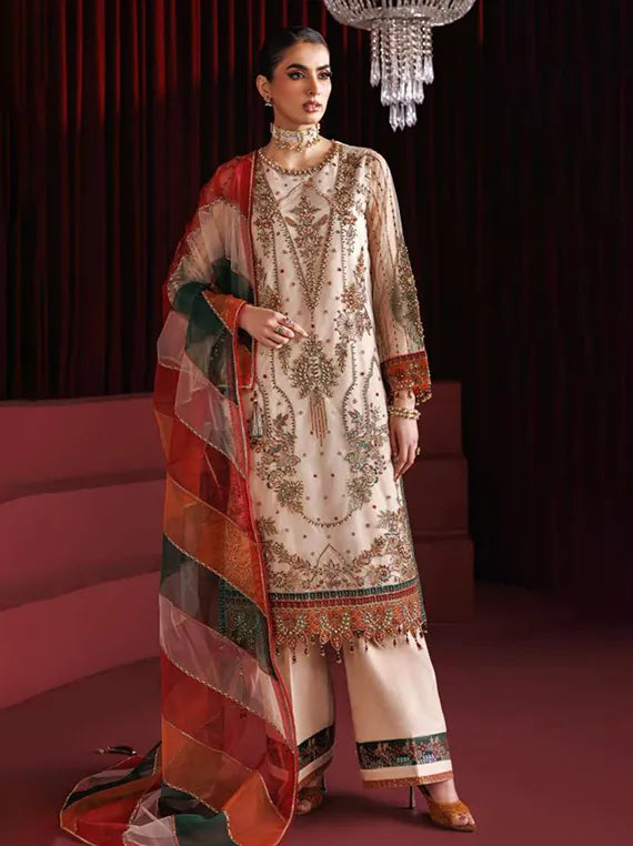 Alizeh Exclusive Embroidered Net Collection 2025 (4059-VENICE)