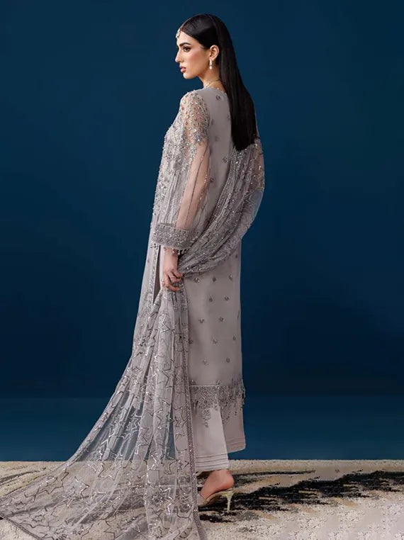 Alizeh Exclusive Embroidered Net Collection 2025 (4062-AMOR)
