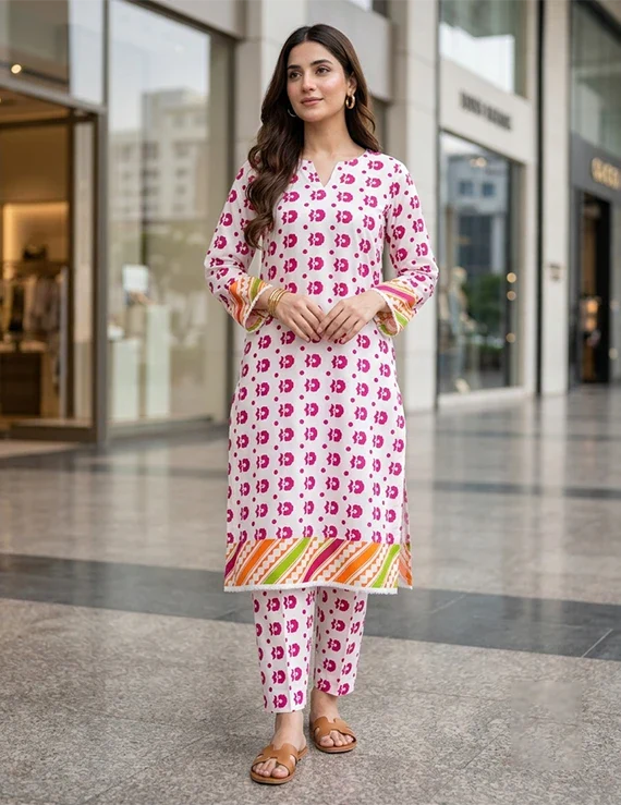 All Over Pattern Printed Lawn Edit 2026 Vol-FA55 (D-09)