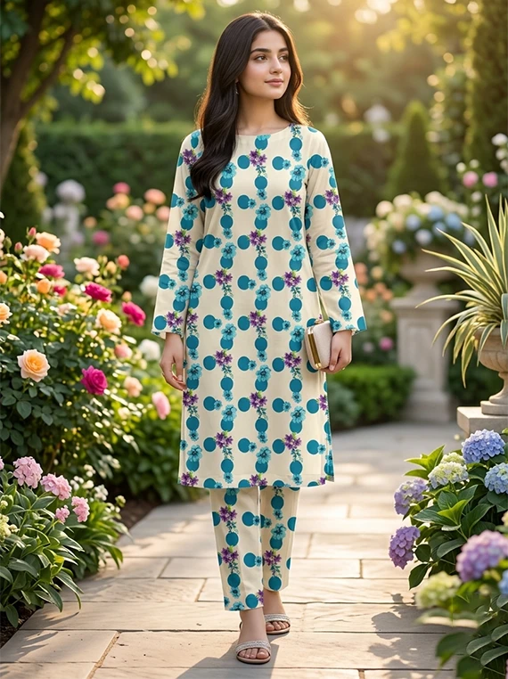 All Over Printed Lawn Edit 2026 Vol FA-48 (D-07)
