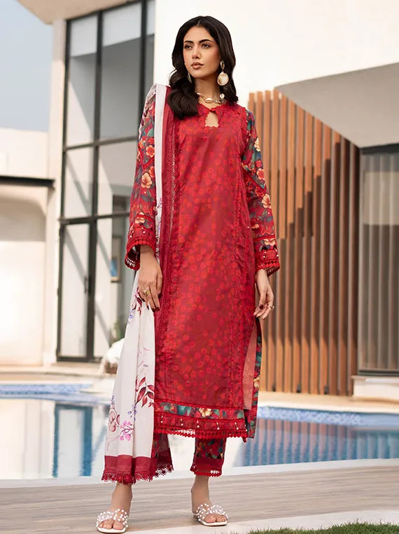 Alzohaib Luxury Lawn Prints Collection 2025 (AZP-25-05)