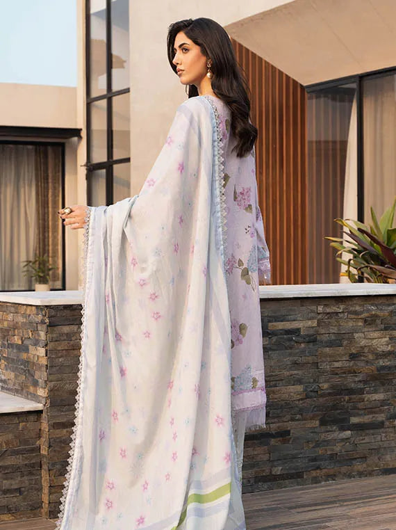 Alzohaib Luxury Lawn Prints Collection 2025 (AZP-25-07)