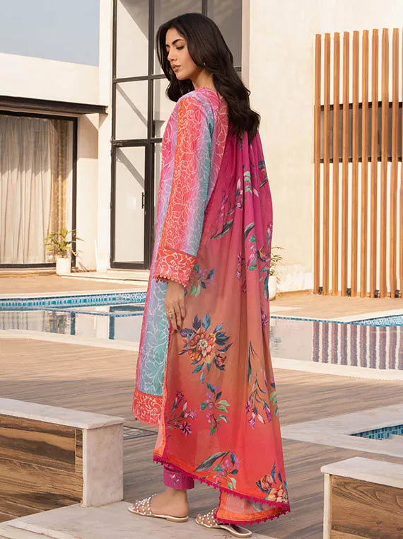 Alzohaib Luxury Lawn Prints Collection 2025 (AZP-25-13)