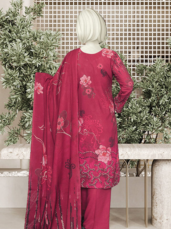 Ameela Printed Embroidered Peach Collection 2025 Vol-02 By ABC (D-01)