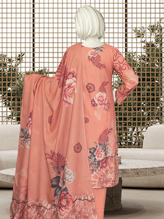 Ameela Printed Embroidered Peach Collection 2025 Vol-02 By ABC (D-07)