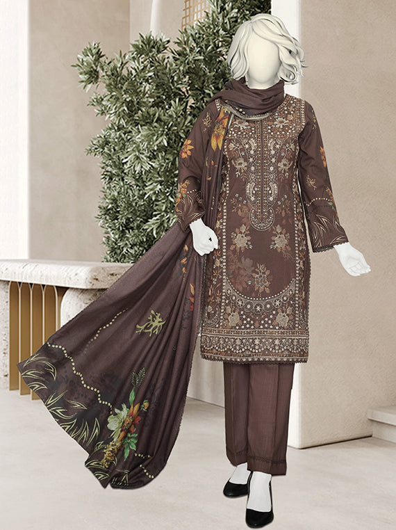 Ameela Printed Embroidered Peach Collection 2025 Vol-02 By ABC (D-08)