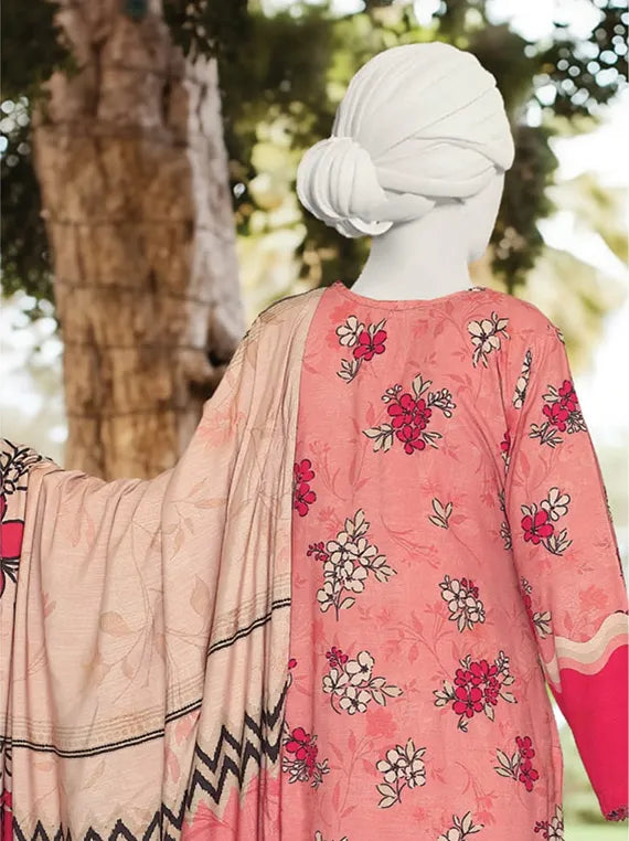 Anaya Embroidered Printed Winter Slub Collection 2025 by ABC (D-375)