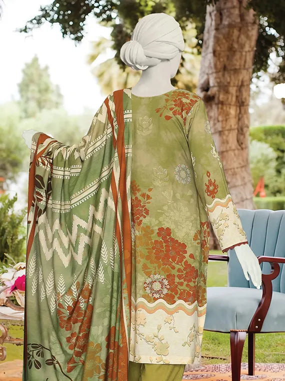 Anaya Embroidered Printed Winter Slub Collection 2025 by ABC (D-378)