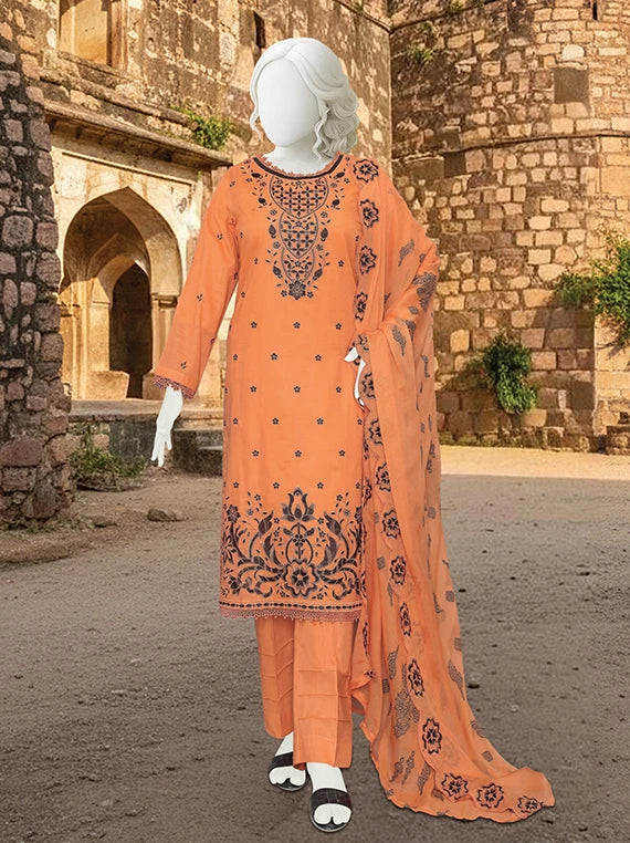 Andaz by ABC Embroidered Lawn Collection 2026 (D-02)