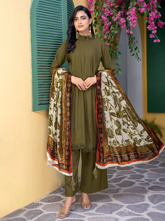 Angelina Dhanak Zarri Wool Collection 2025 by Chawla Fabrics (D-06)