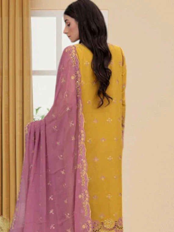 Anmol By Wania Embroidered Lawn Collection 2026 Vol-01 (D-07)