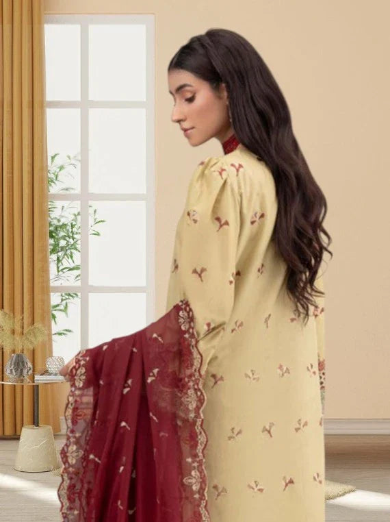 Anmol By Wania Embroidered Lawn Collection 2026 Vol-01 (D-09)
