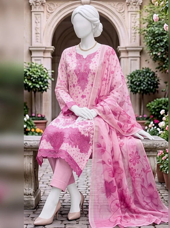 Anosha by ABC Embroidered Bana Dora Unstitched Collection'26 (DD-04)