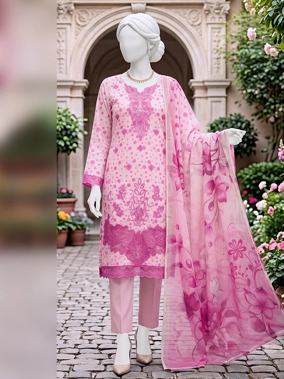 Anosha by ABC Embroidered Bana Dora Unstitched Collection'26 (DD-04)