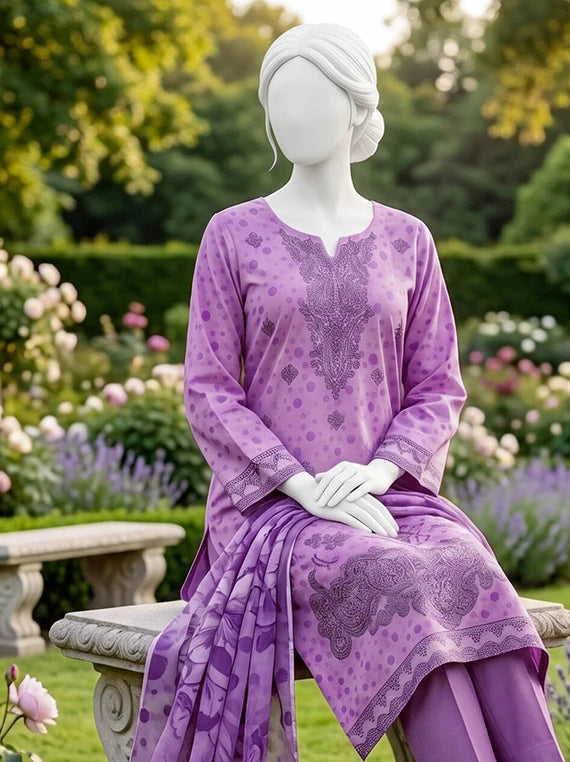 Anosha by ABC Embroidered Bana Dora Unstitched Collection'26 (DD-05)