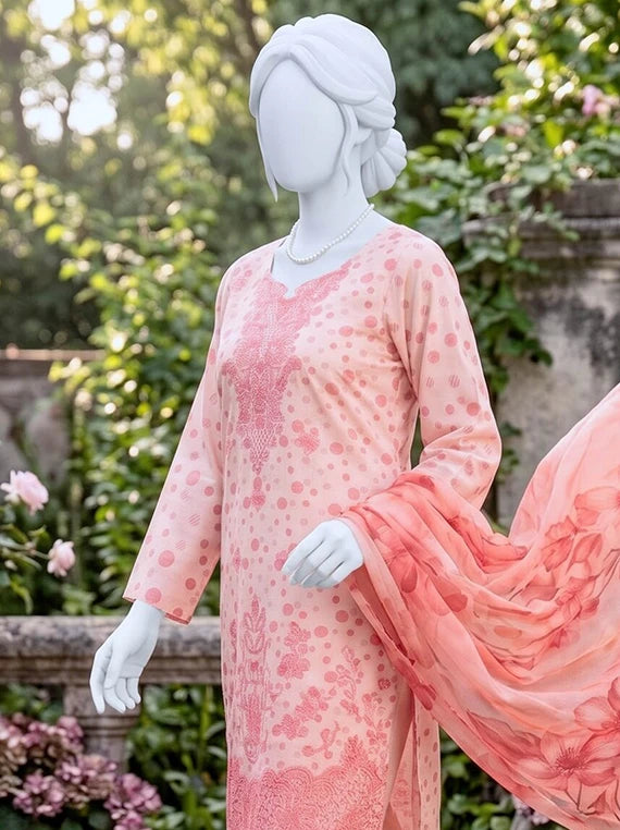 Anosha by ABC Embroidered Bana Dora Unstitched Collection'26 (DD-10)