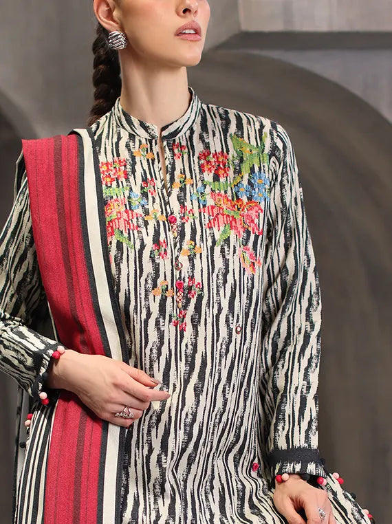 Arctic Aura by Gul Ahmed Winter Unstitched Collection'26 (AY-62010)
