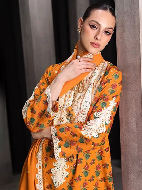 Arctic Aura by Gul Ahmed Winter Unstitched Collection'26 (AY-62013)