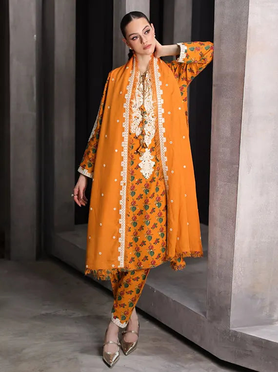 Arctic Aura by Gul Ahmed Winter Unstitched Collection'26 (AY-62013)