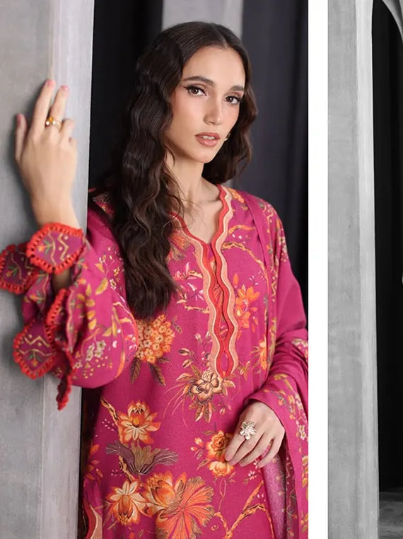 Arctic Aura by Gul Ahmed Winter Unstitched Collection'26 (AY-62025)