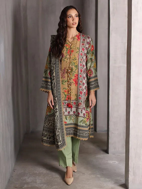 Arctic Aura by Gul Ahmed Winter Unstitched Collection'26 (AY-62026)