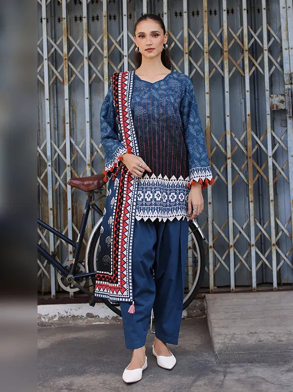 Arctic Aura by Gul Ahmed Winter Unstitched Collection'26 (K-52048)