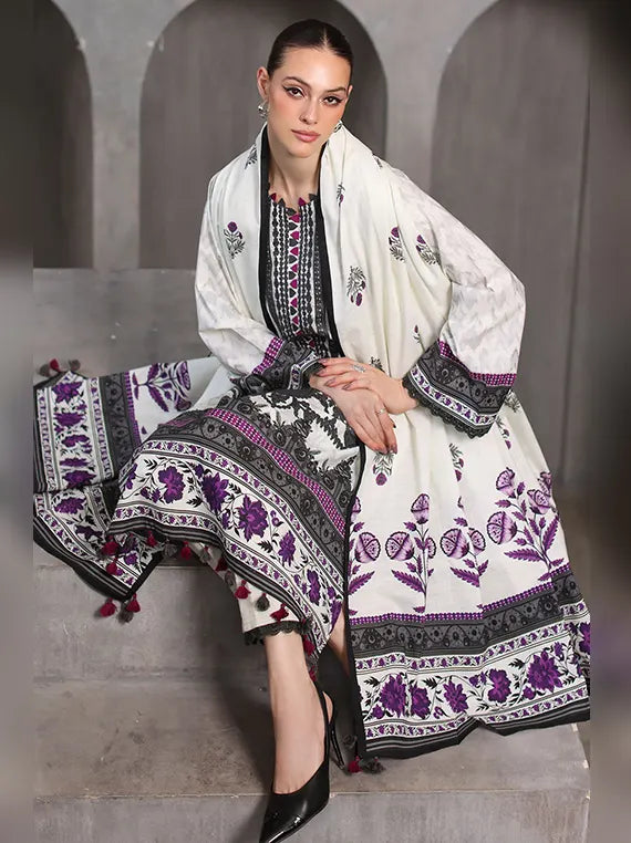 Arctic Aura by Gul Ahmed Winter Unstitched Collection'26 (K-62055)