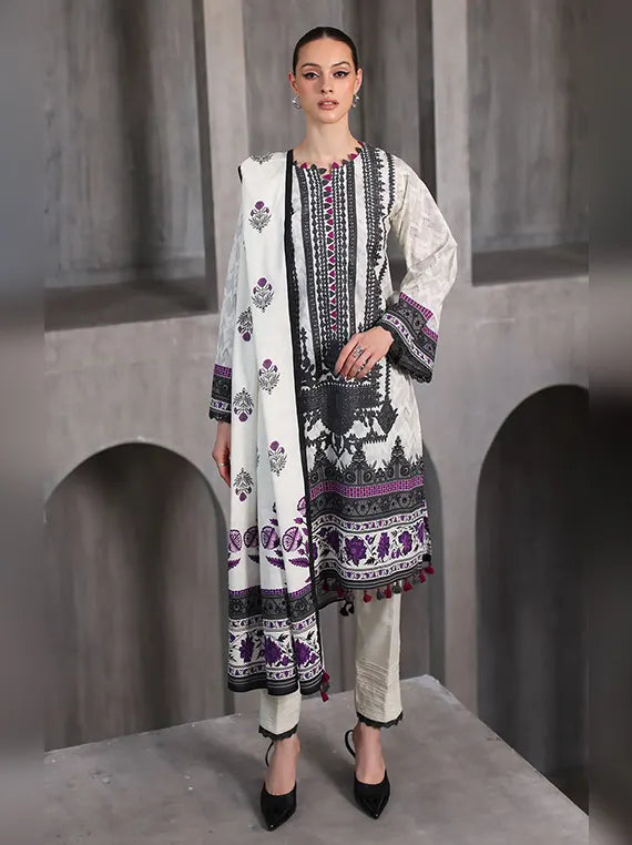 Arctic Aura by Gul Ahmed Winter Unstitched Collection'26 (K-62055)