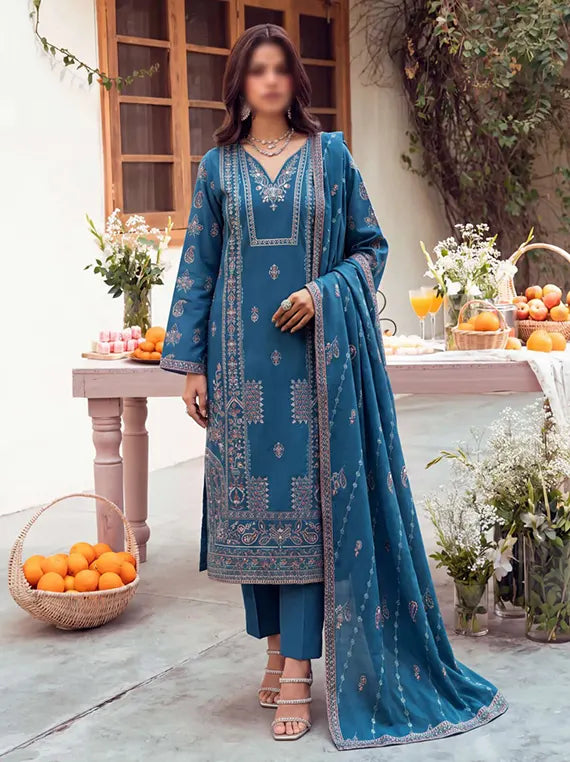 Artistic by Fantak Viscose Embroidered Unstitched Collection'26 V-520 (D-05)