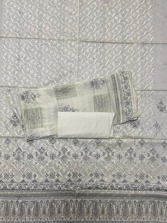 Aster Printed Chikankari Lawn Edit26 Vol-26DF11 (D-01)