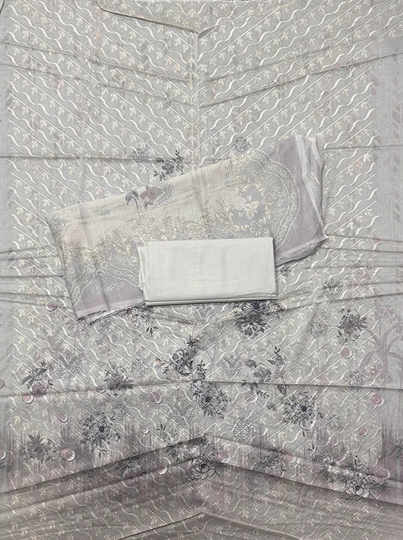 Aster Printed Chikankari Lawn Edit26 Vol-26DF11 (D-04)