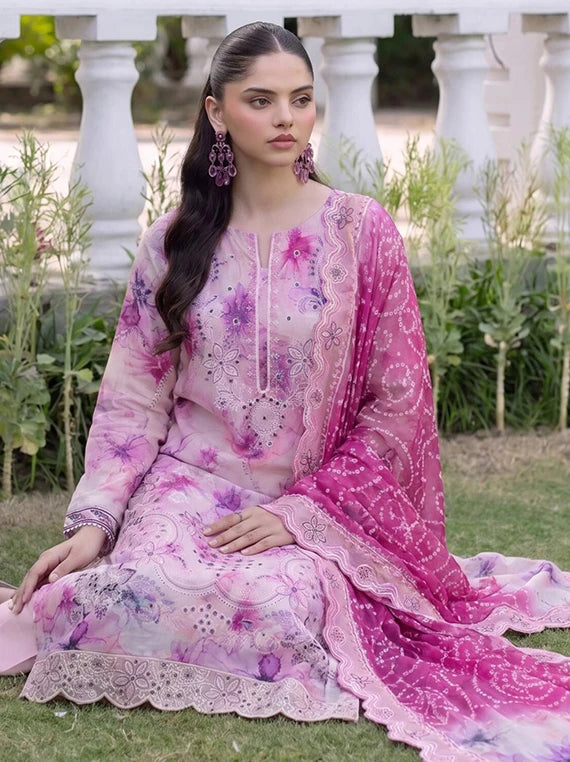 Ayat Embroidered Viscose Boring Unstitched Collection'26 V-3816 (D-01)