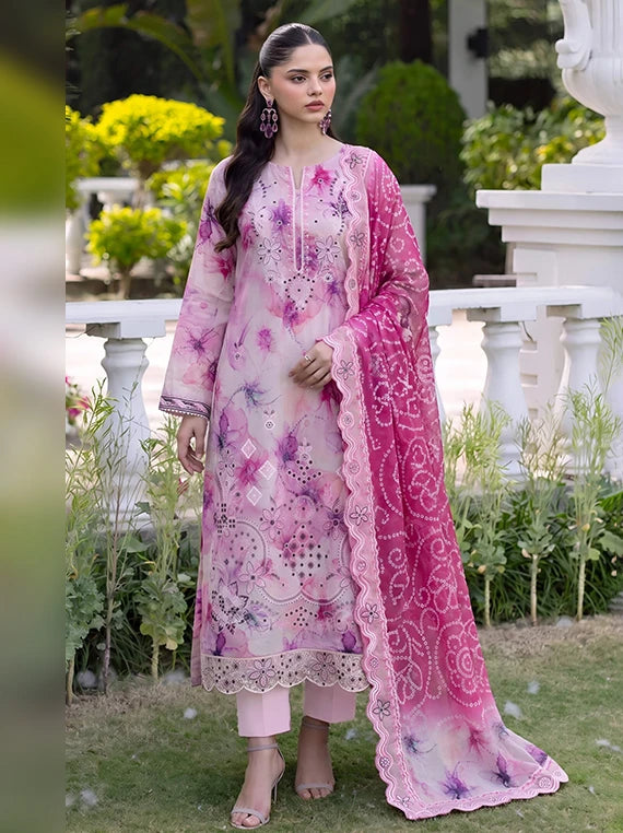 Ayat Embroidered Viscose Boring Unstitched Collection'26 V-3816 (D-01)