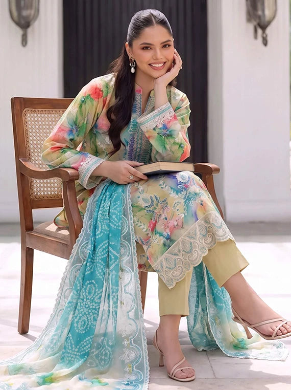 Ayat Embroidered Viscose Boring Unstitched Collection'26 V-3816 (D-03)