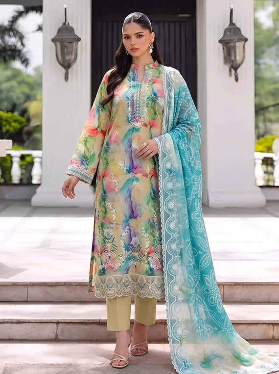 Ayat Embroidered Viscose Boring Unstitched Collection'26 V-3816 (D-03)