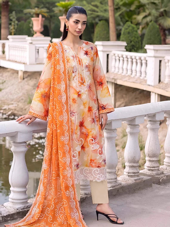 Ayat Embroidered Viscose Boring Unstitched Collection'26 V-3816 (D-04)