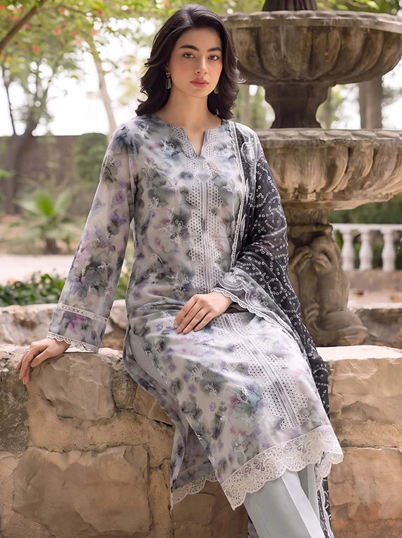 Ayat Embroidered Viscose Boring Unstitched Collection'26 V-3816 (D-07)