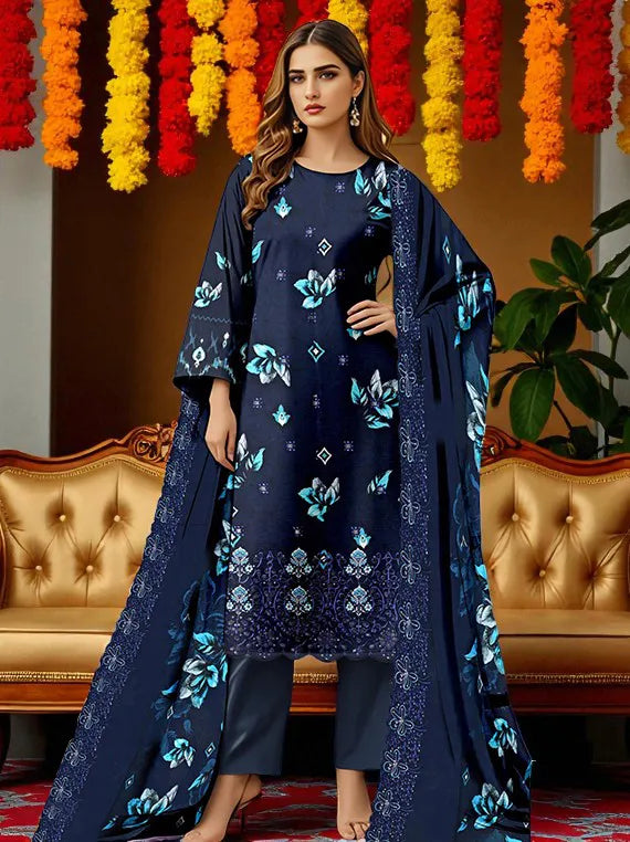 Ayra Print Kari Viscose Collection 2025 Vol-07 by Bin Fareed (D-01)