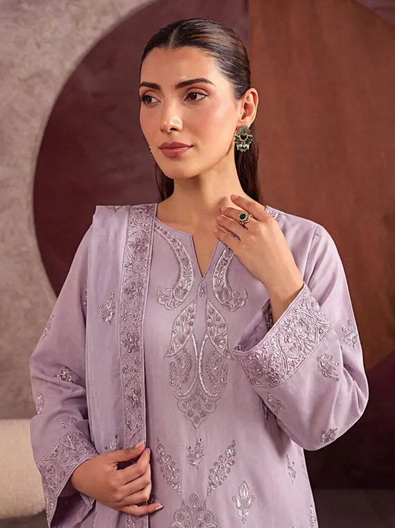 Azure by Fantak Unstitched Lawn Karandi Collection'26 V-549 (D-01)