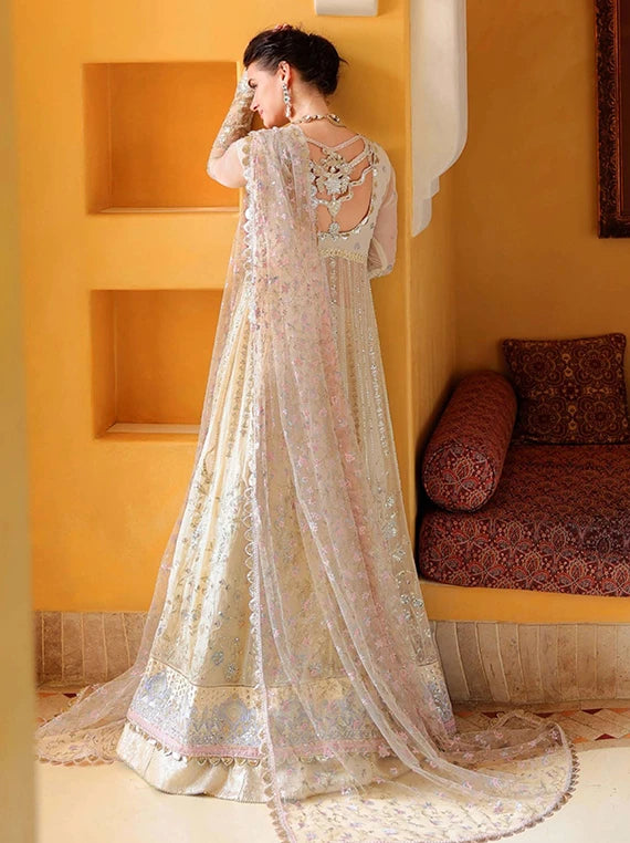 BACHELORETTE CHRONICLES by Mushq Embroidered Unstitched Chiffon'26 (04-Blush Hour)