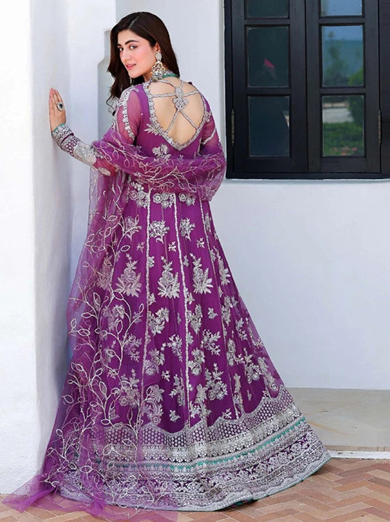 BACHELORETTE CHRONICLES by Mushq Embroidered Unstitched Chiffon'26 (07-Dream Girl)