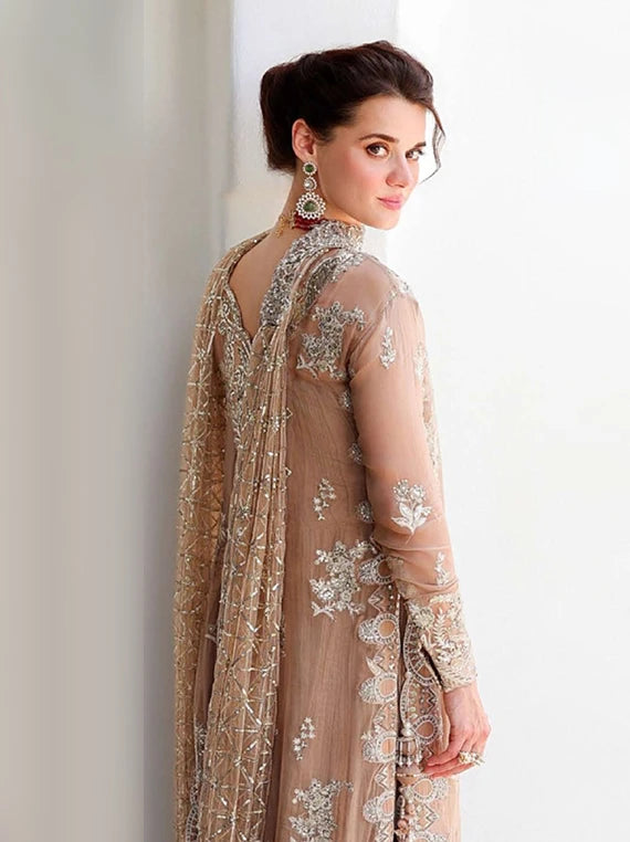 BACHELORETTE CHRONICLES by Mushq Embroidered Unstitched Chiffon'26 (08-Pretty Rabel)
