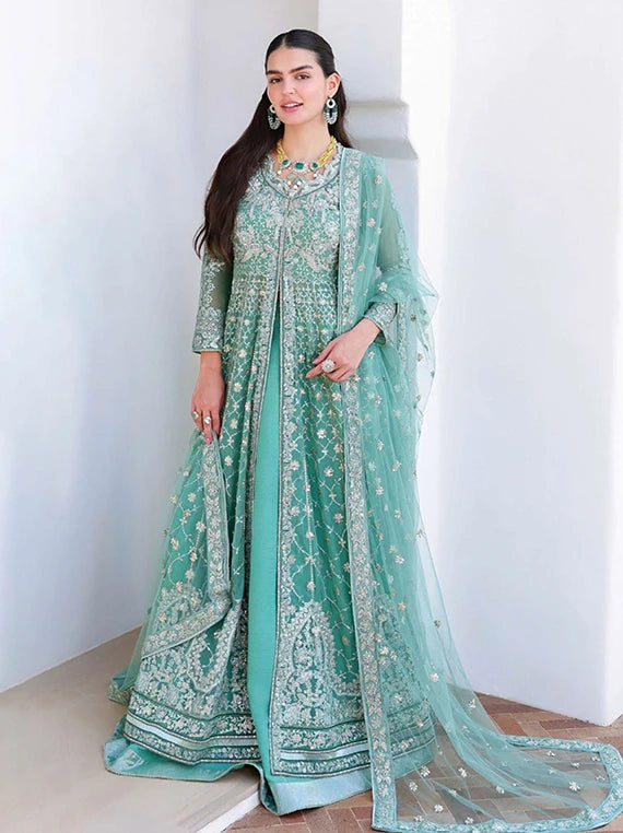 BACHELORETTE CHRONICLES by Mushq Embroidered Unstitched Chiffon'26 (09-Dazzling Diva)