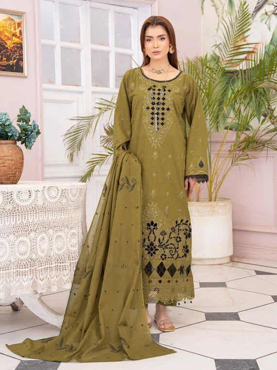 BISMILL by Aalaya Embroidered Lawn Collection 2026 Vol-01 (D-01)