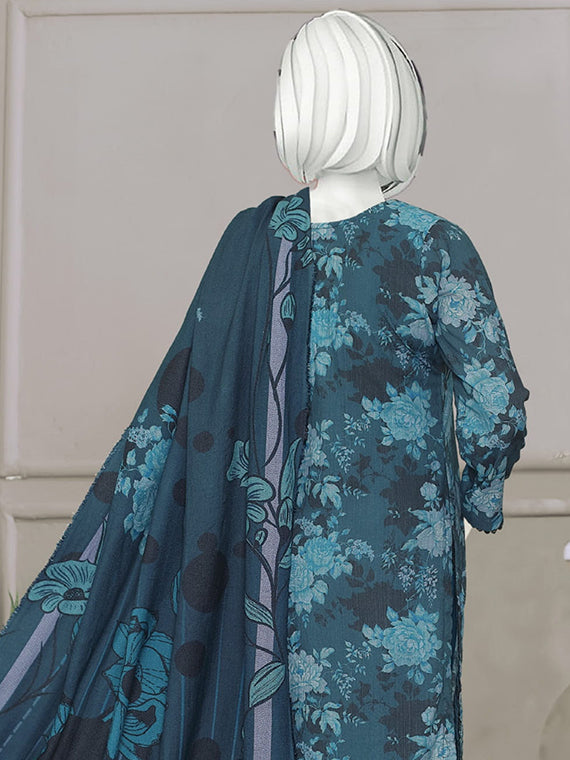 BISMIL Printed Embroidered Dhanak Collection 2025 By ABC (D-05)